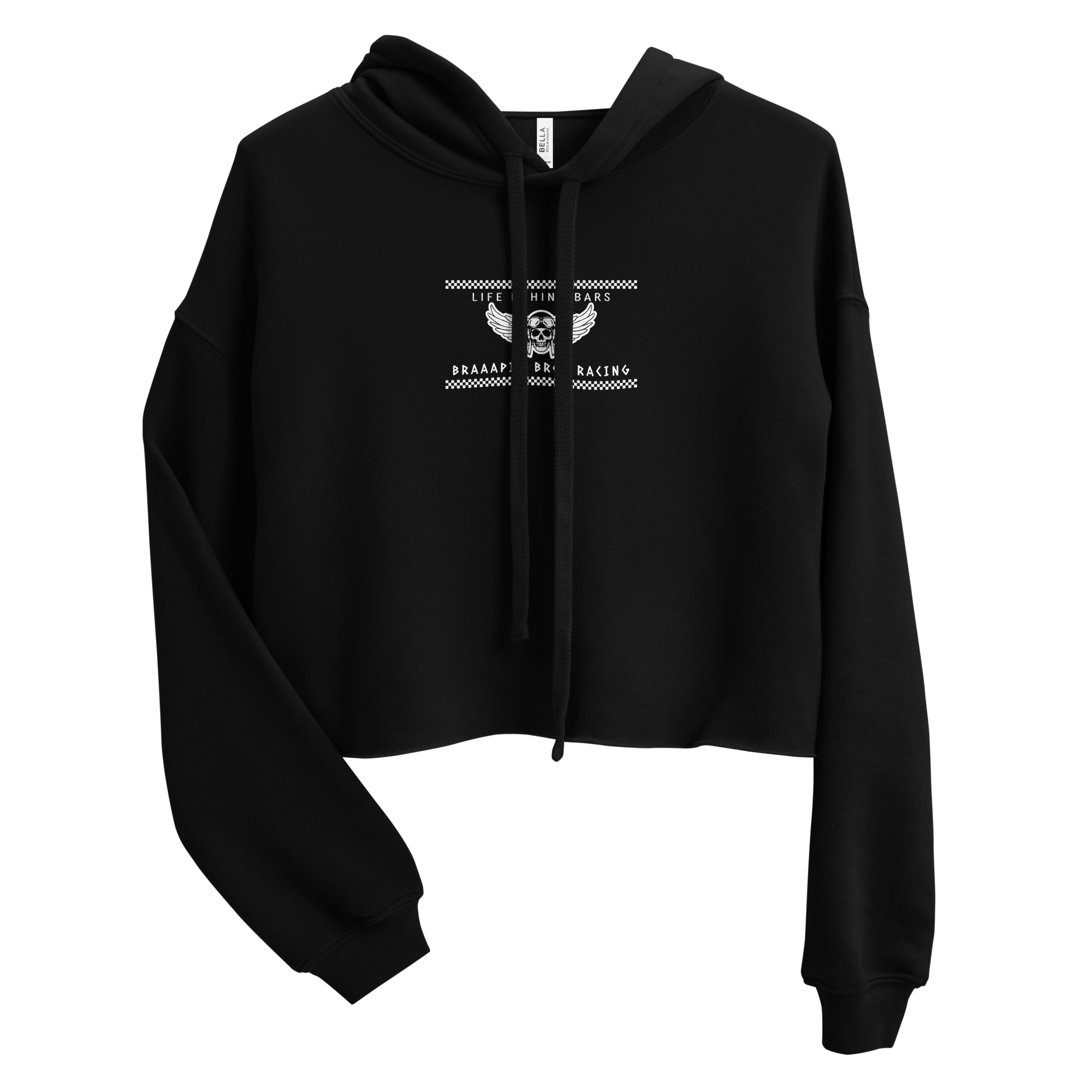 Life Behind Bars Crop Hoodie