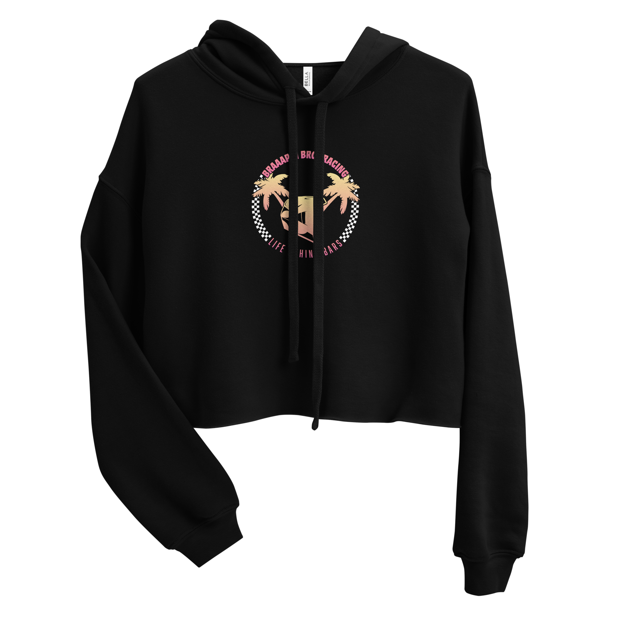 Tropical Helmet Crop Hoodie