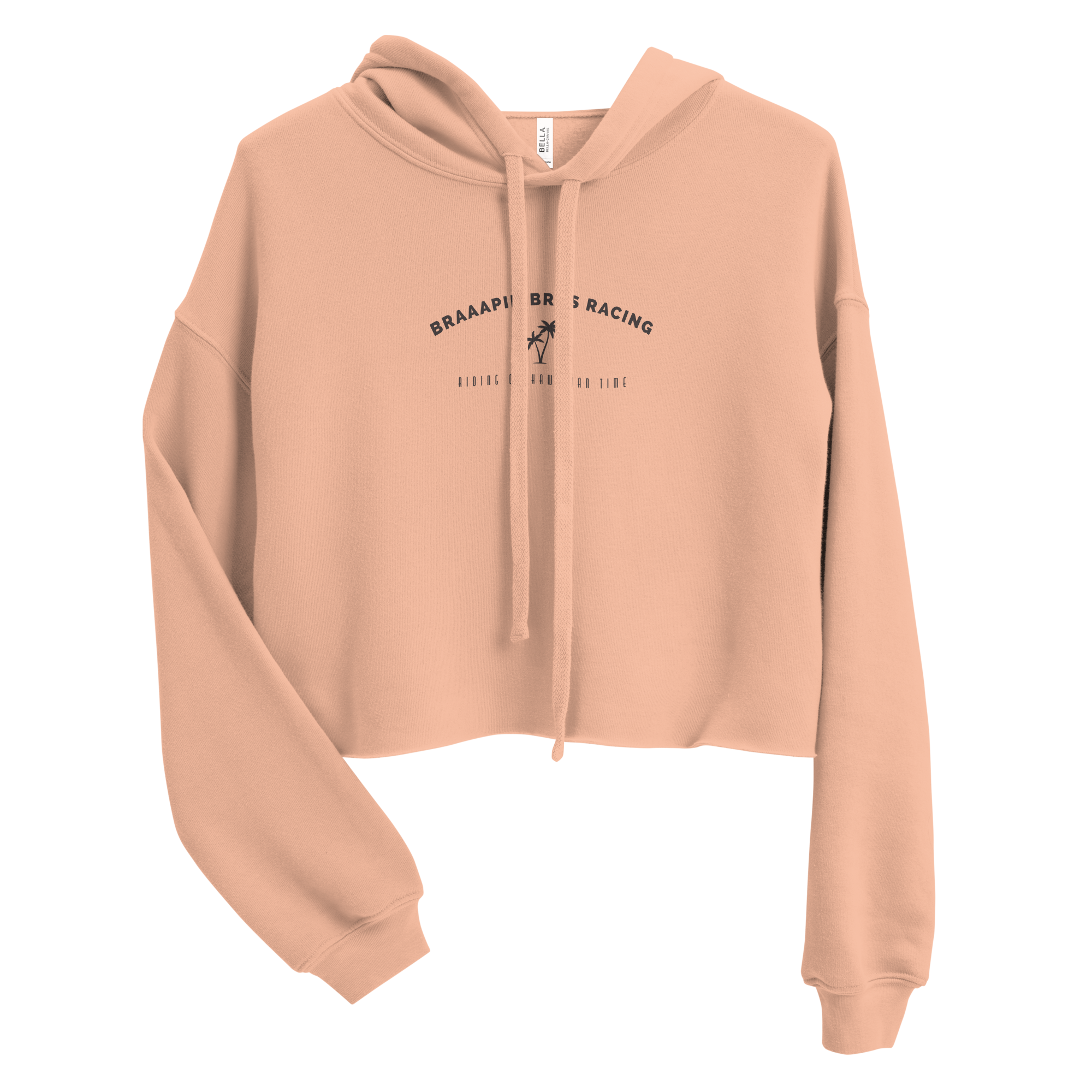 Minimal Palm Crop Hoodie