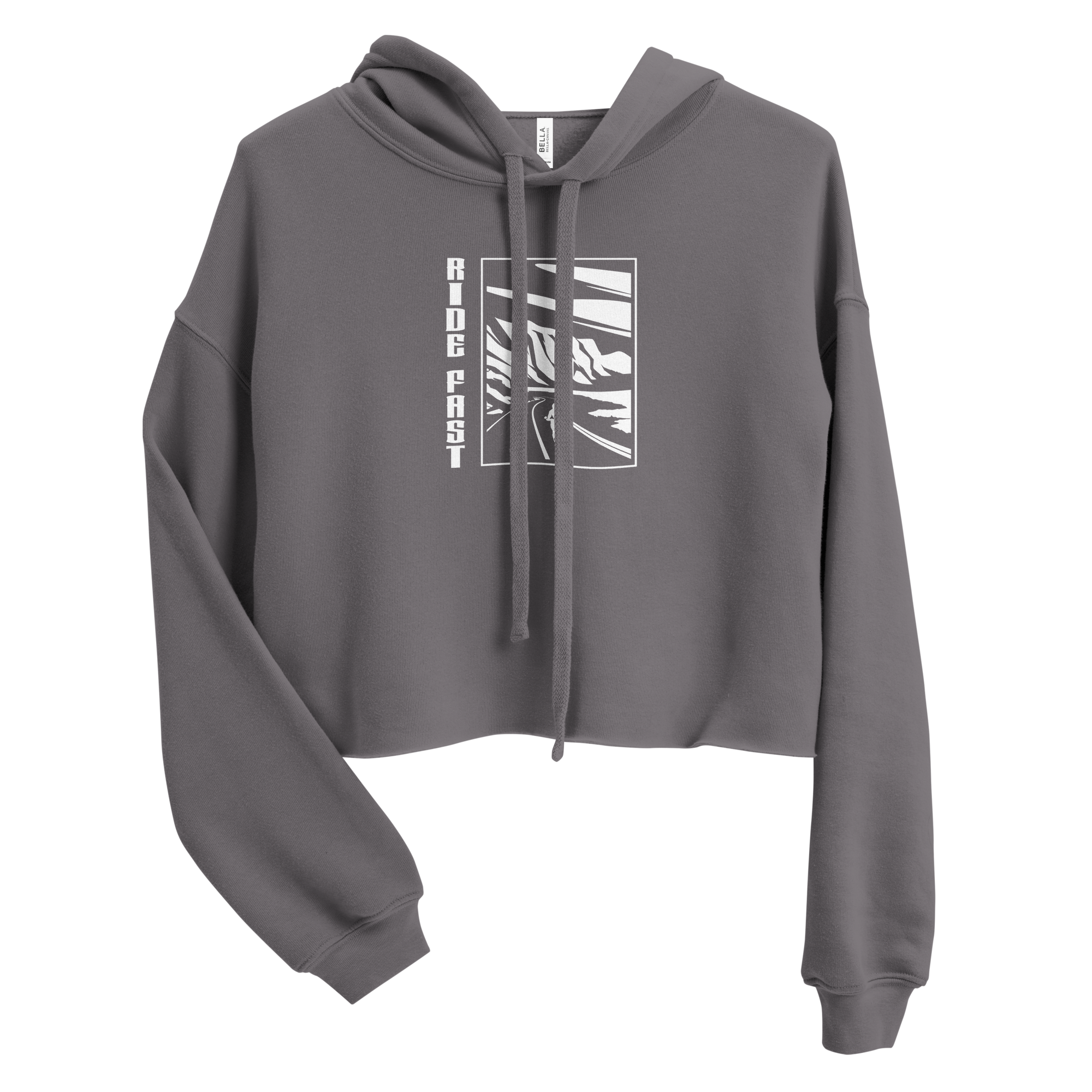 Ride Fast Crop Hoodie